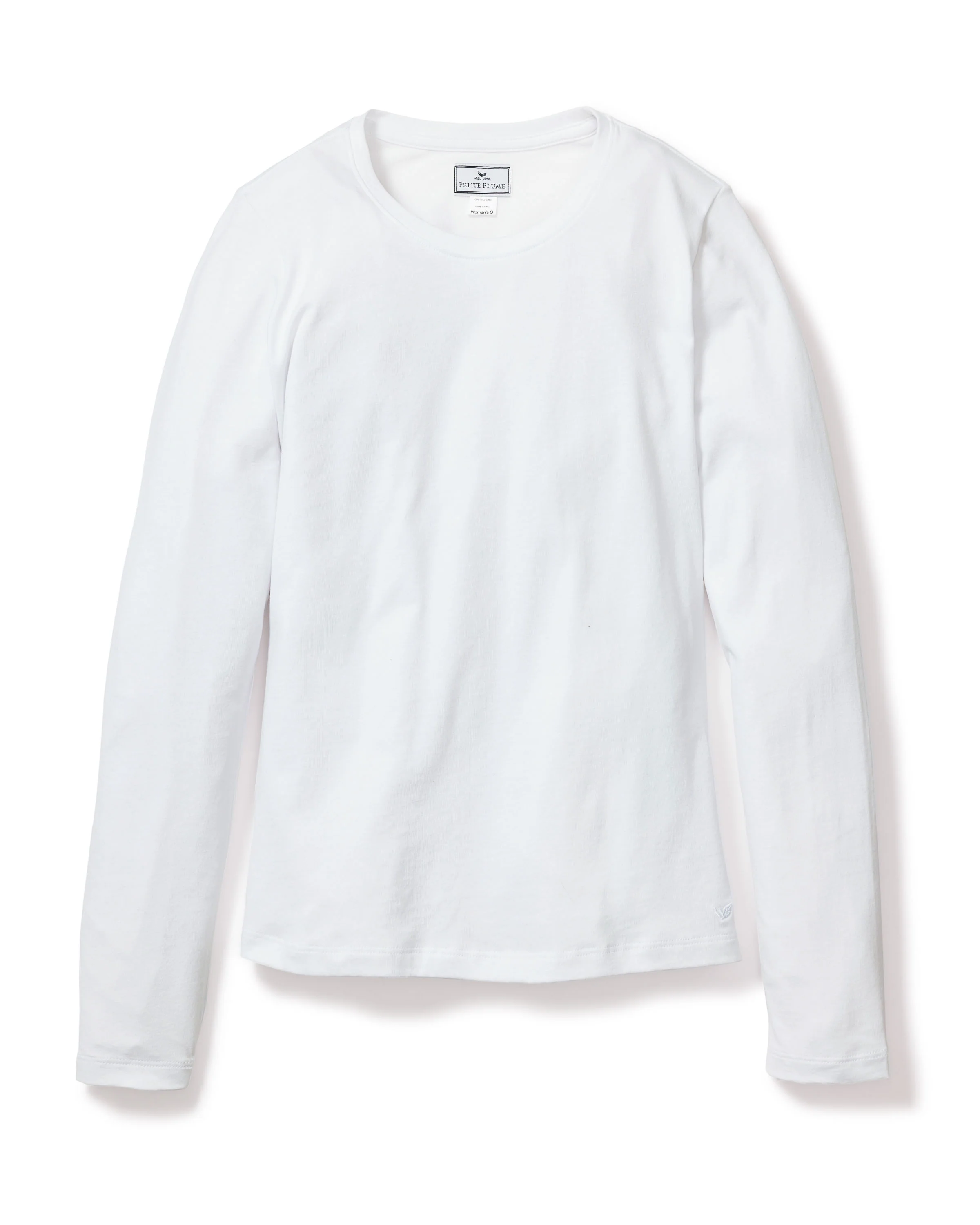 Women's Pima Long Sleeve Top in White