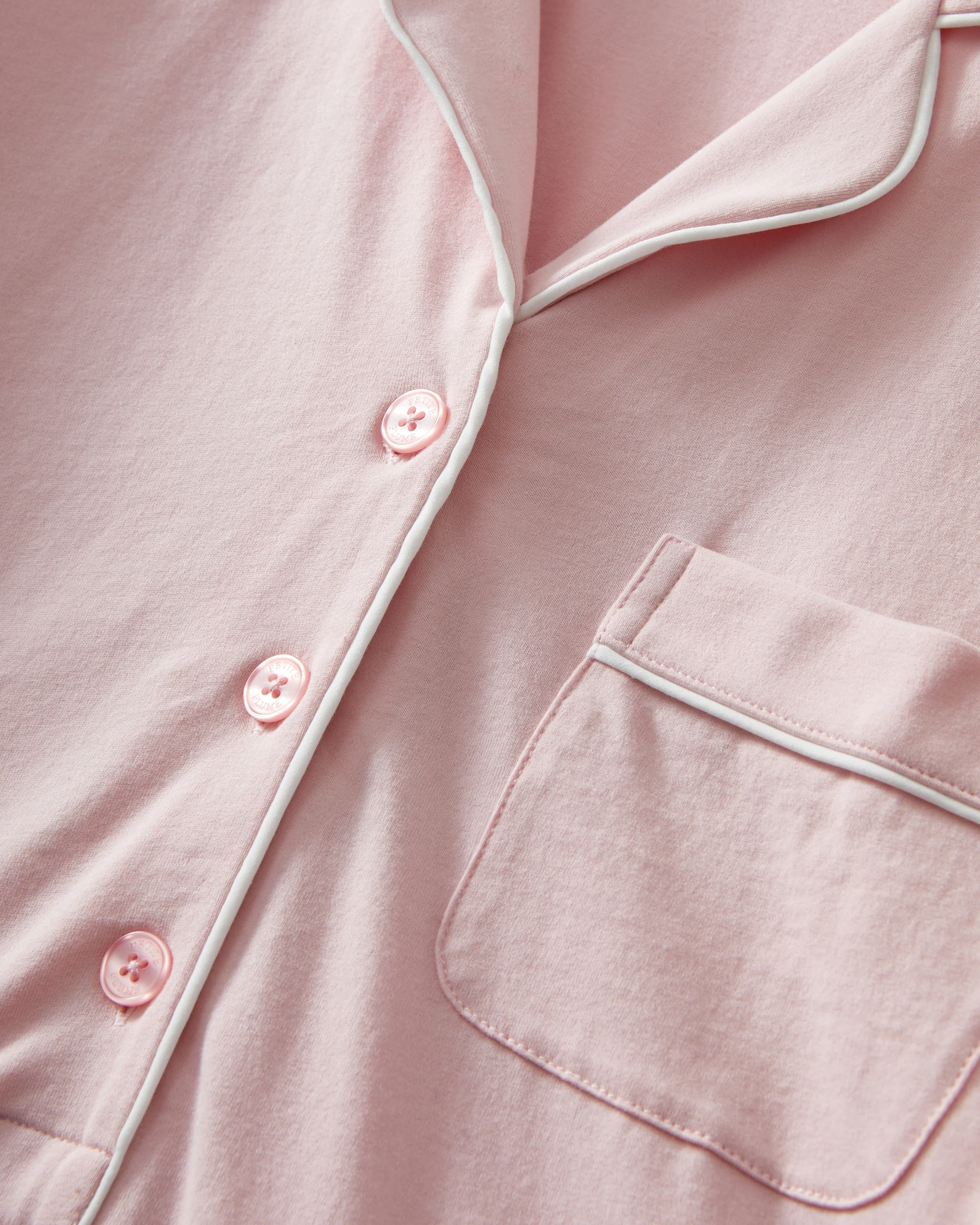 Women's Pima Maternity Nightshirt in Pink - Image 6