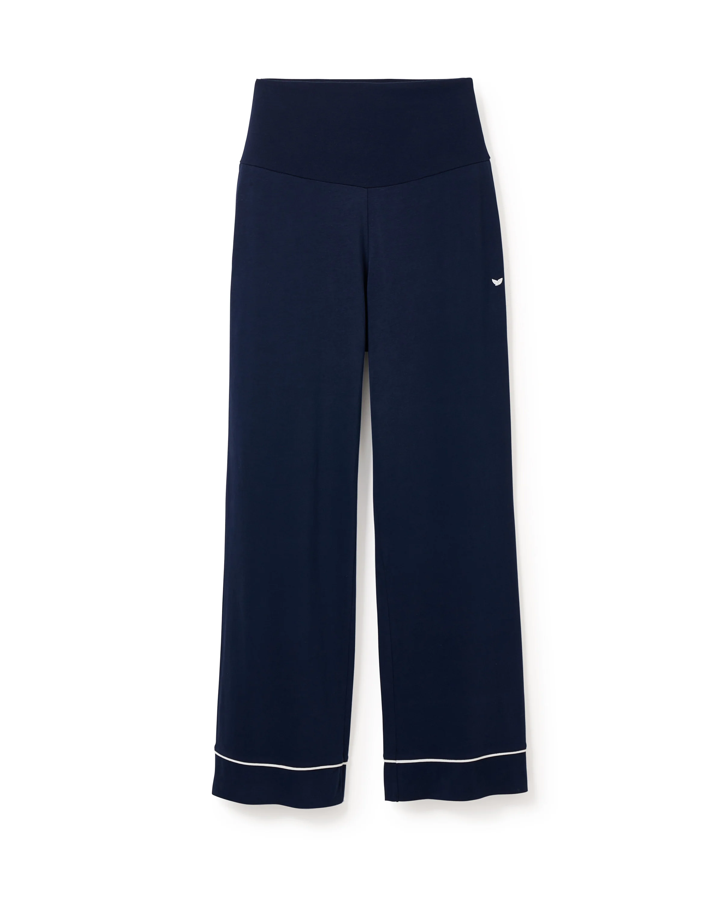 Women's Pima Maternity Pants in Navy