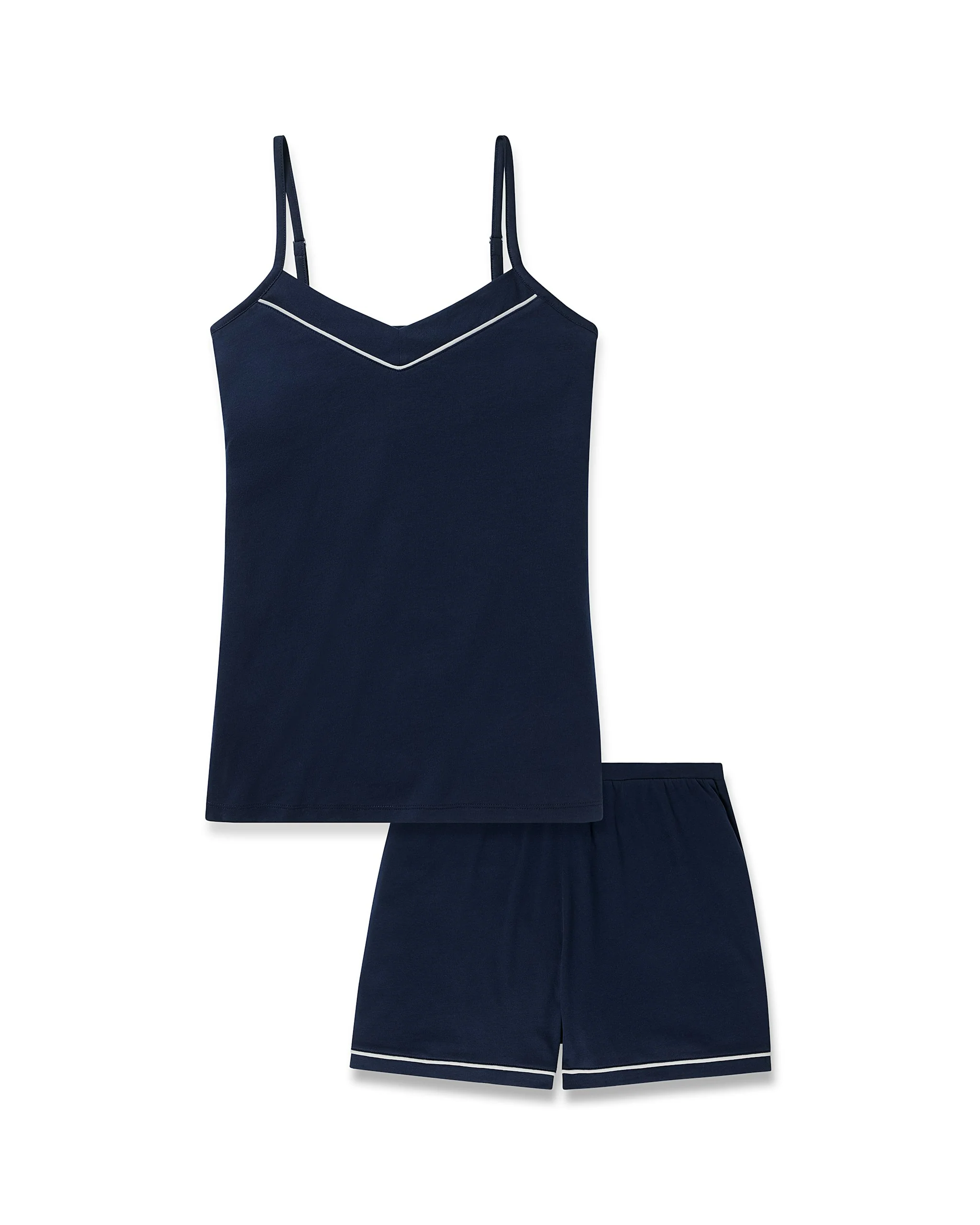 Women's Pima Sylvie Short Set in Navy