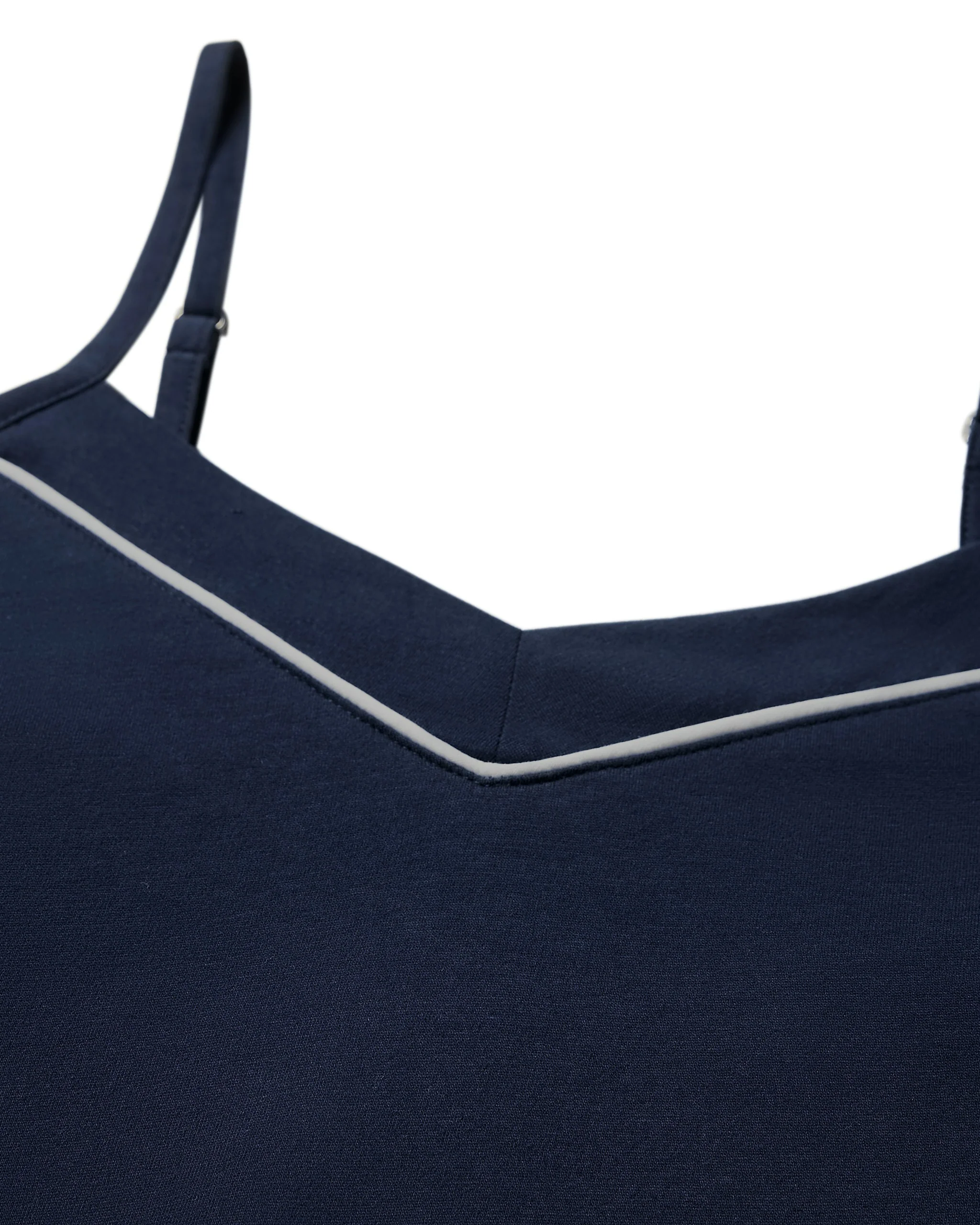 Women's Pima Sylvie Short Set in Navy - Image 6