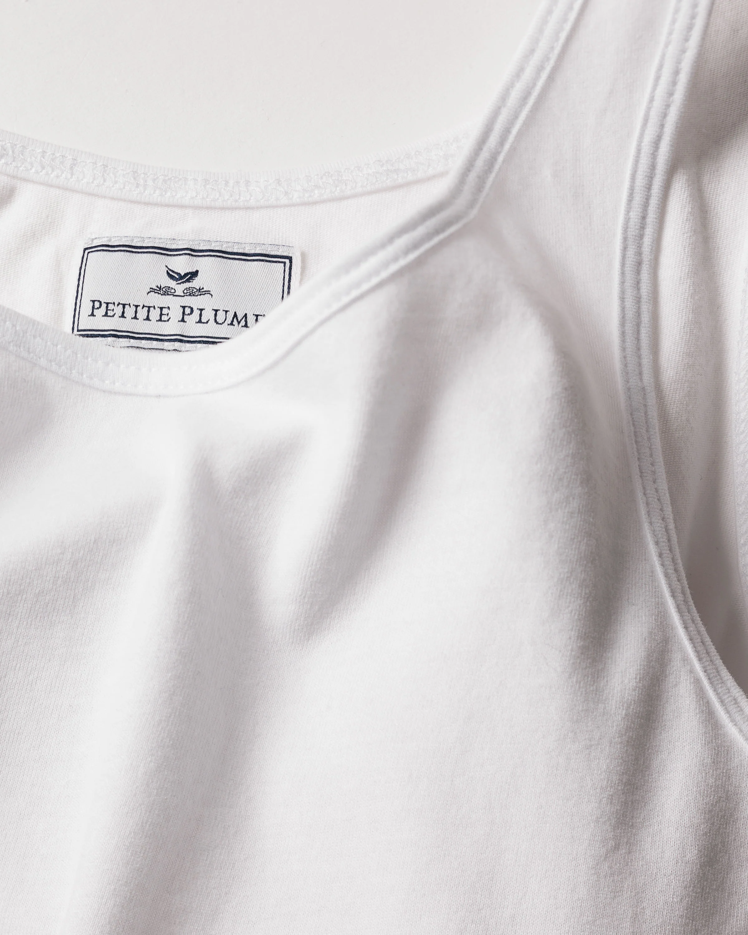 Women's Pima Tank Top in White - Image 6