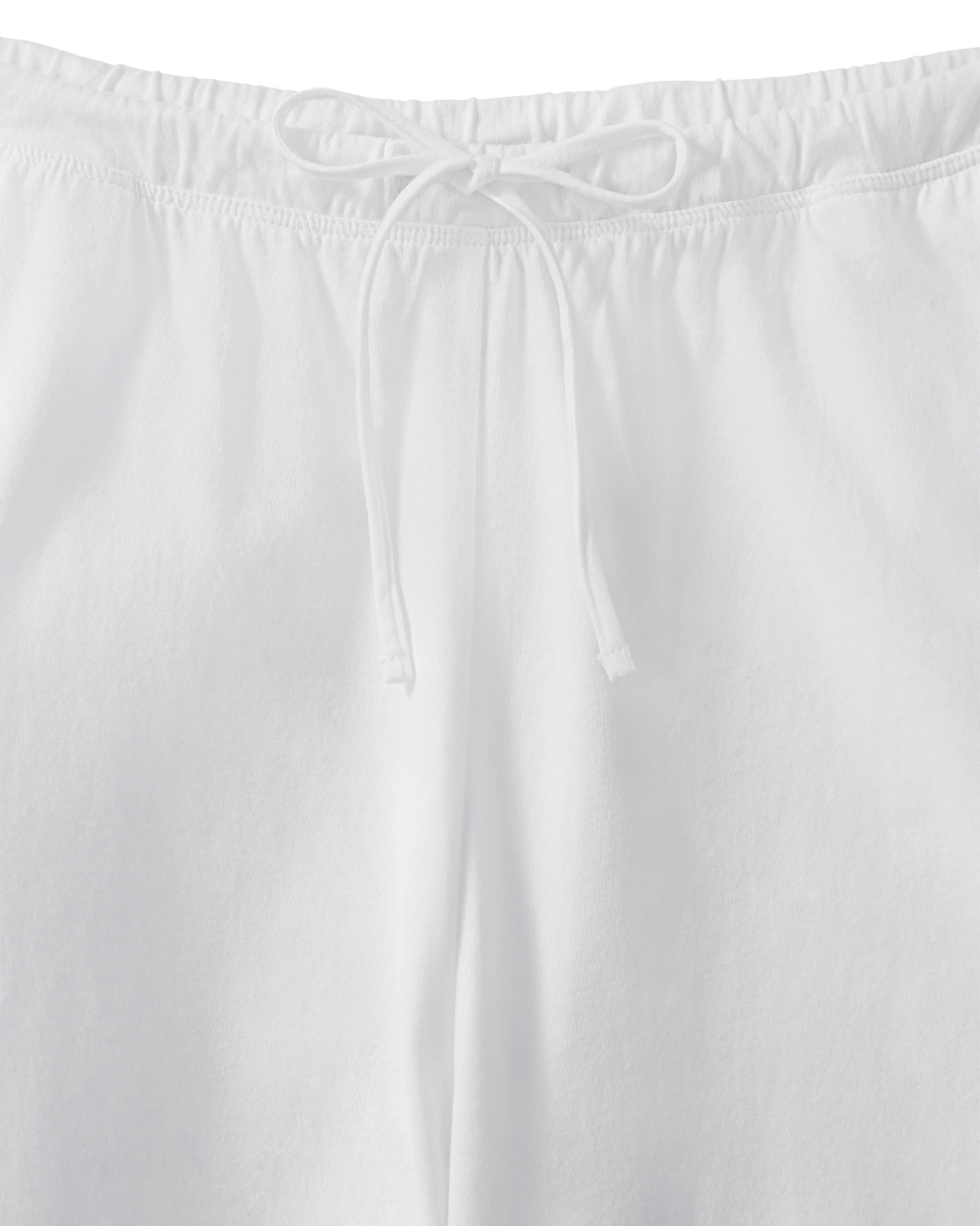 Women's Pima Wide-Leg Lounge Pant in White - Image 6