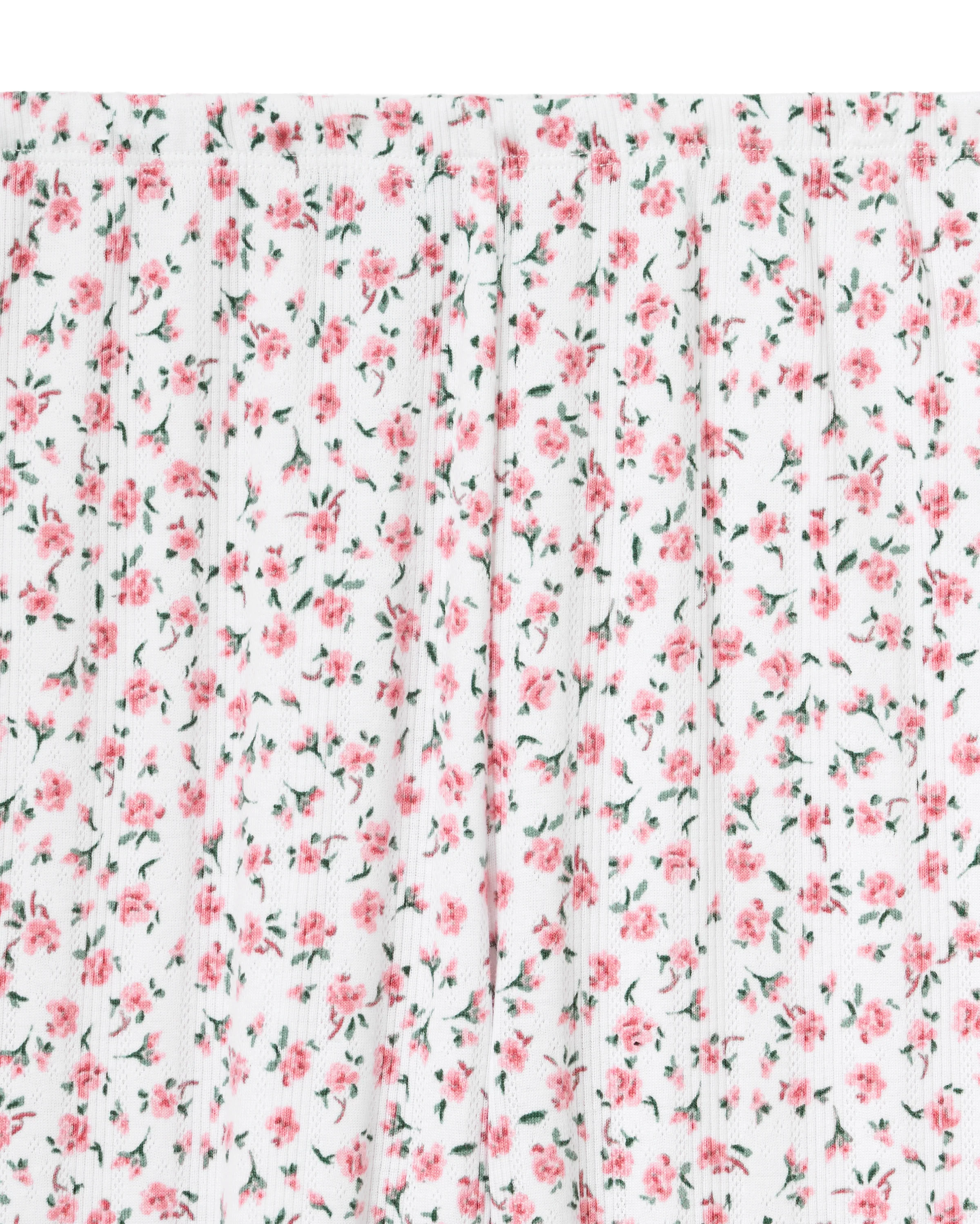 Women's Pointelle Pant in Pink Floral - Image 8