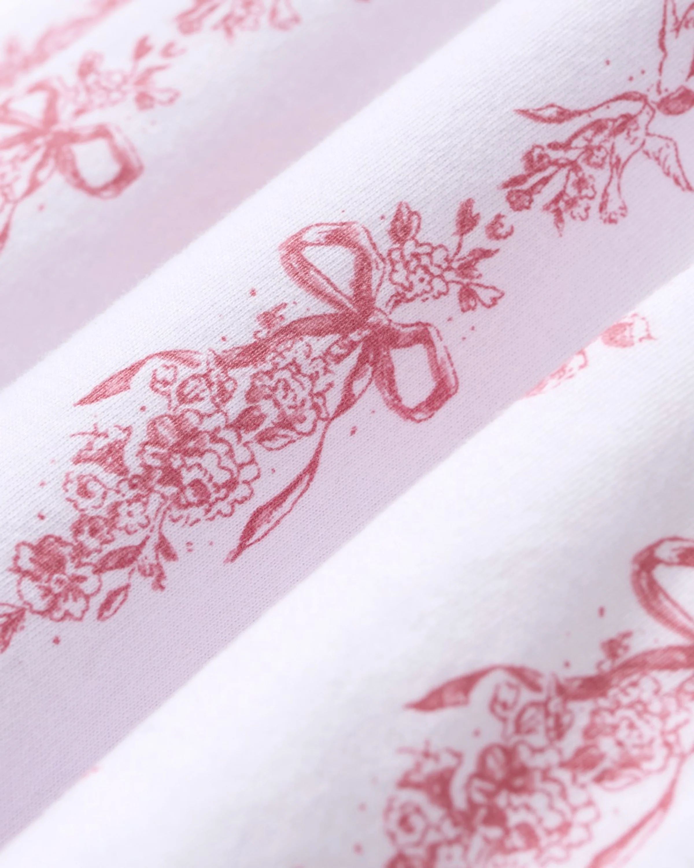 The Poppy Pima Short Set in Pink Mayfair Toile - Image 6
