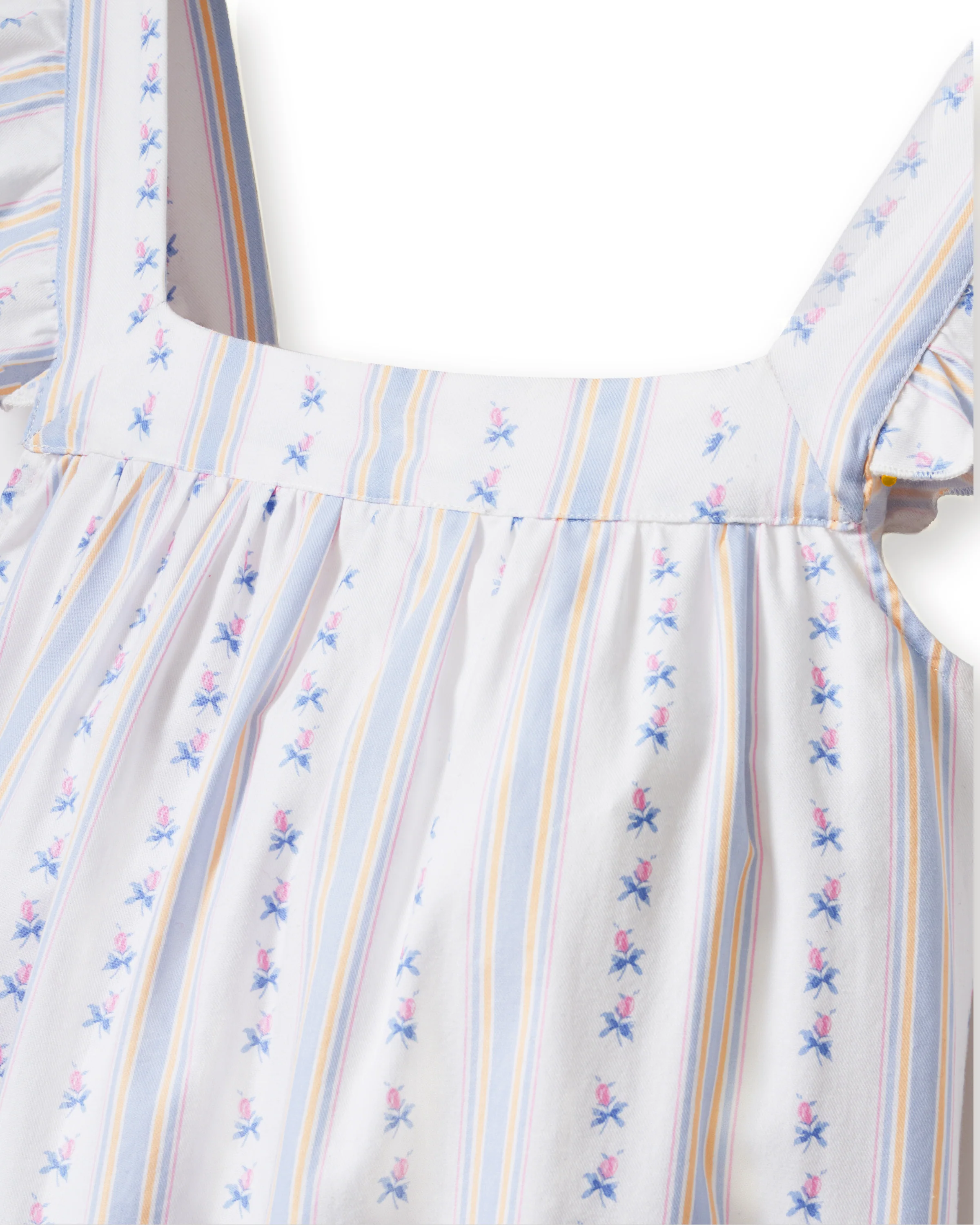 Women's Twill Clara Nightgown in Cottage Stripe - Image 8