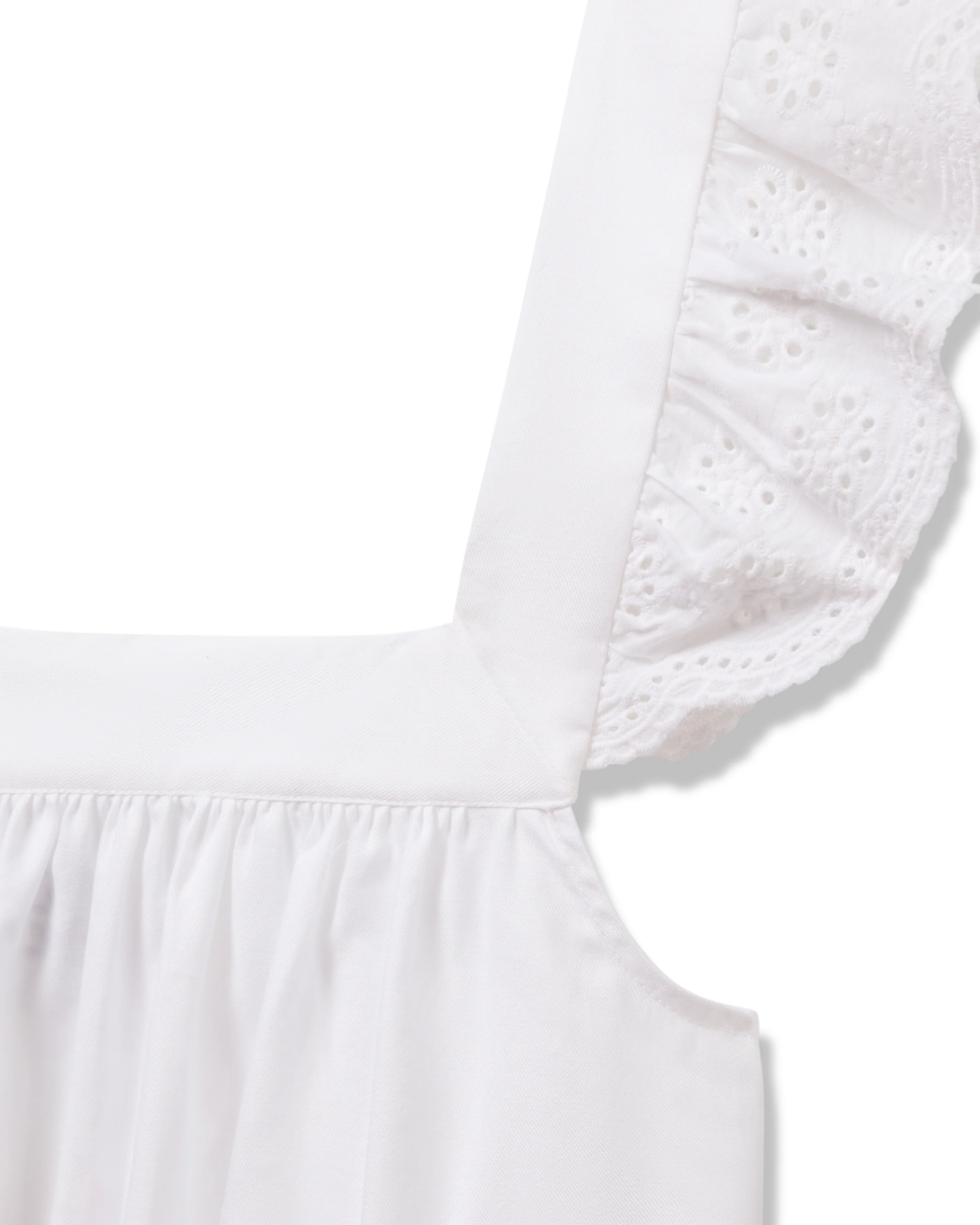 Women's Twill Clara Nightgown in White - Image 6