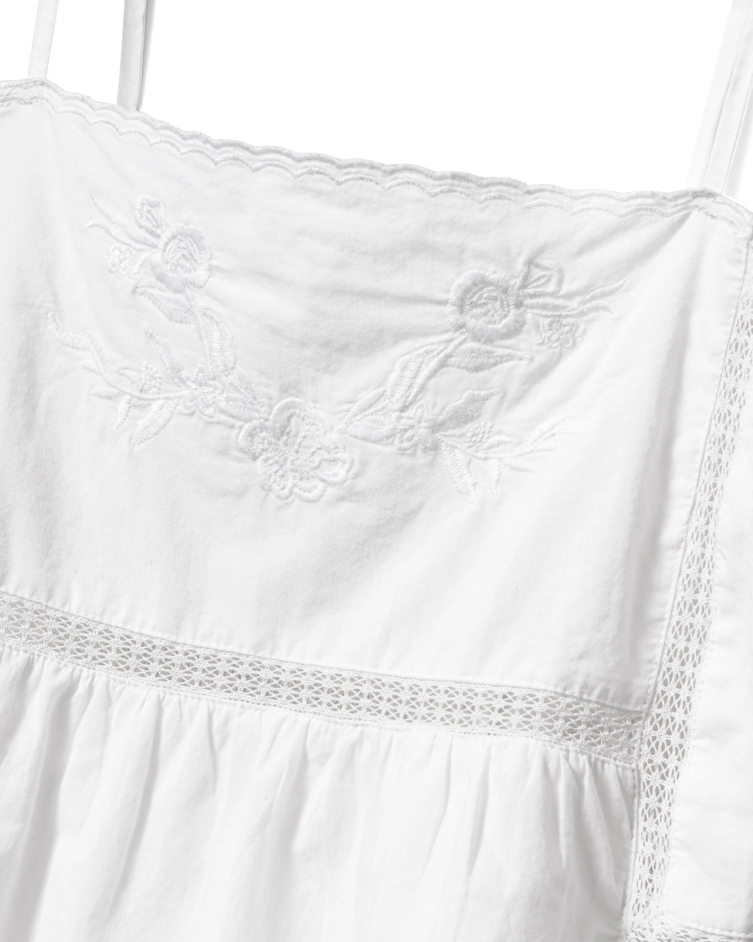 Women's Voile Luna Cami Short Set in White - Image 7