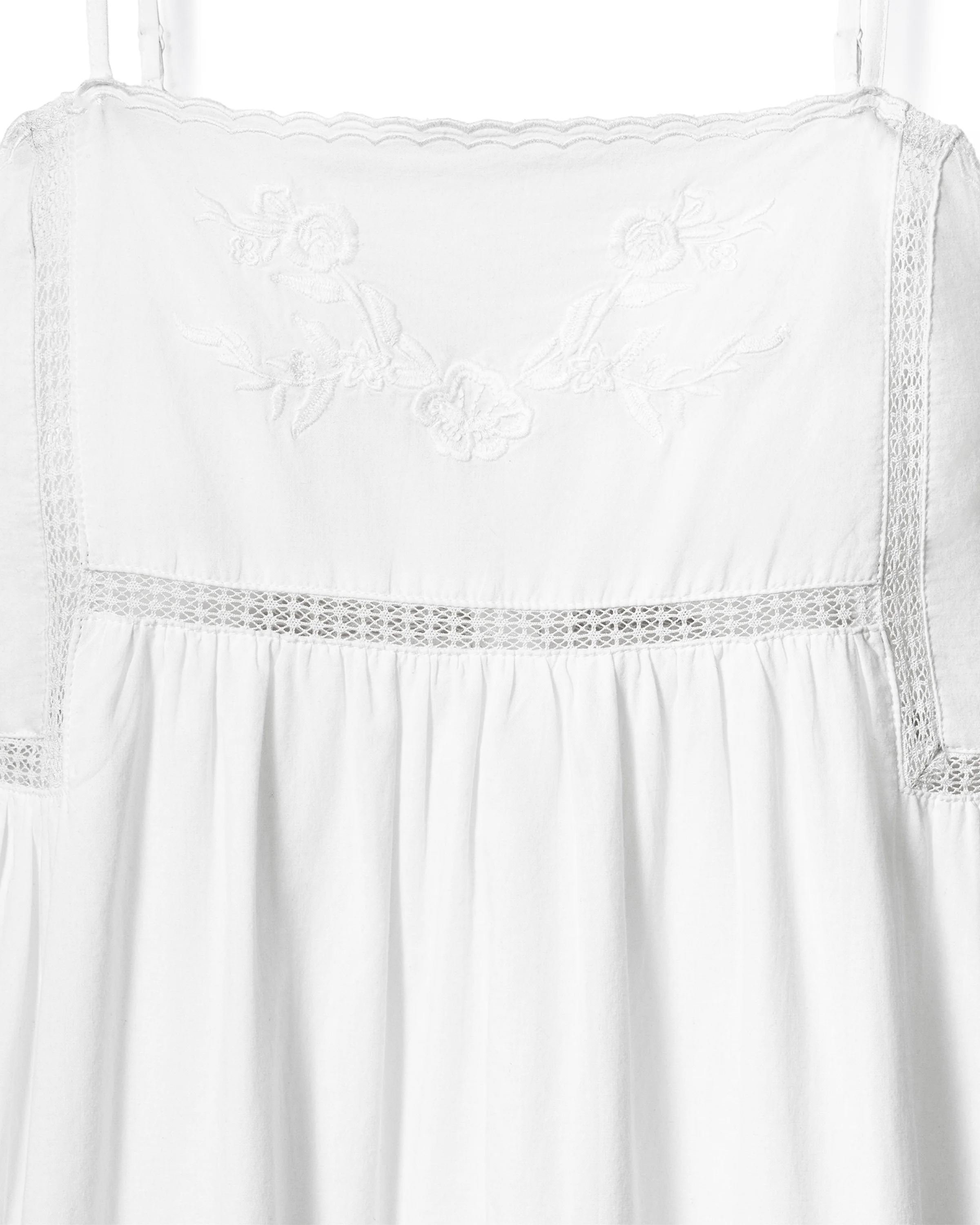 Women's Voile Luna Gown in White - Image 8