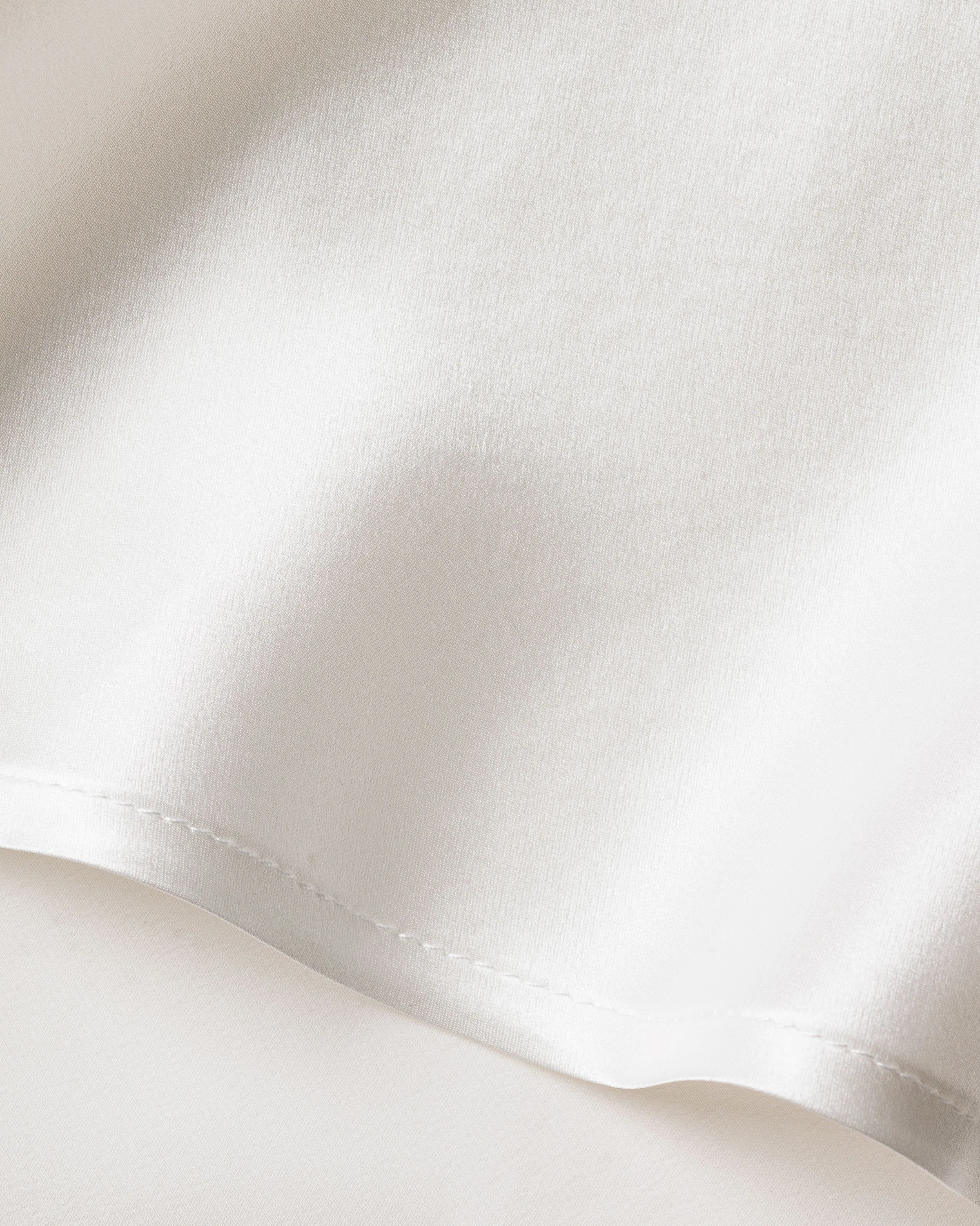 Women's Silk Lace Slip Dress in White - Image 7